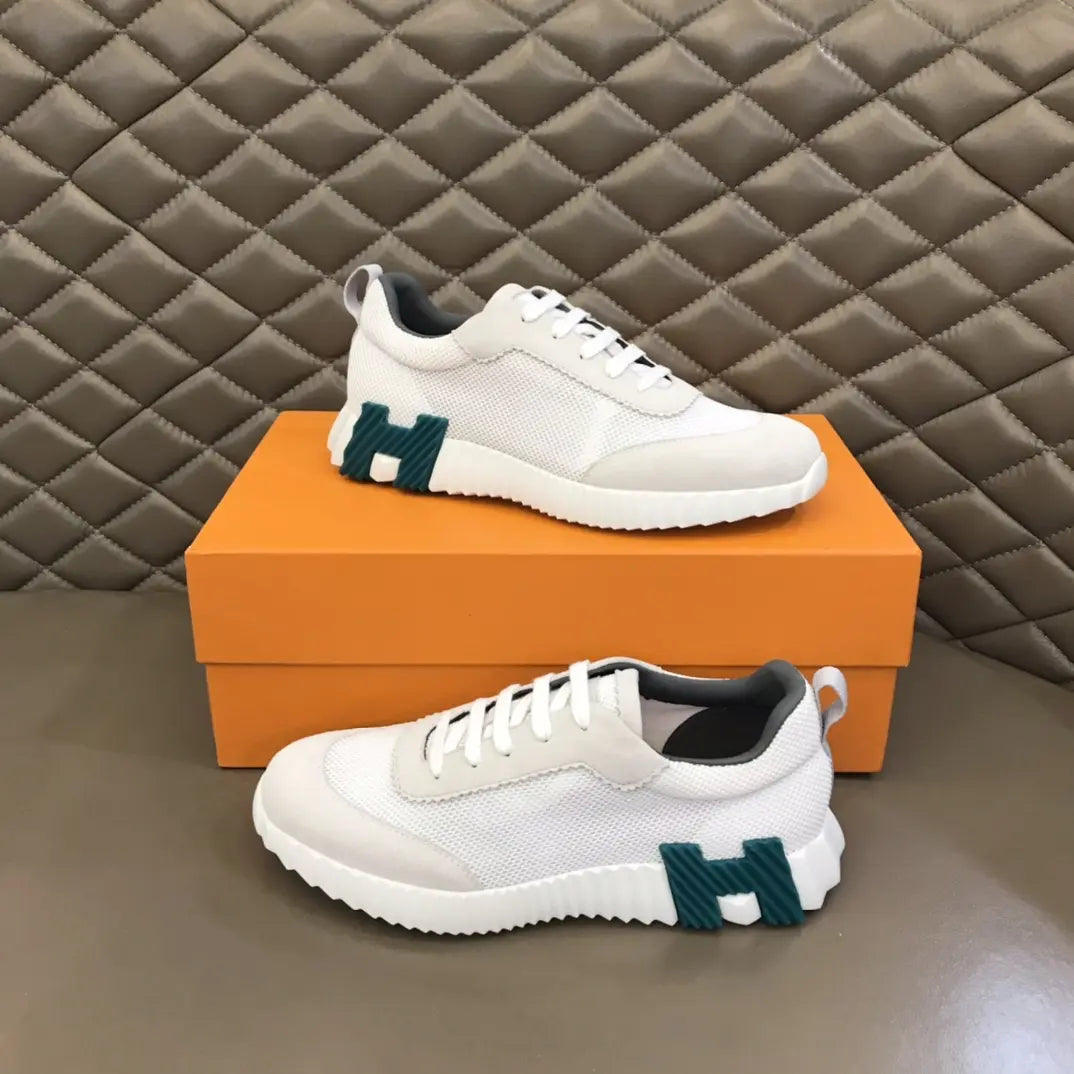 Hermes Paris White Sneakers