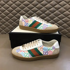 Gucci Ace White Beige Multicolor Sneakers
