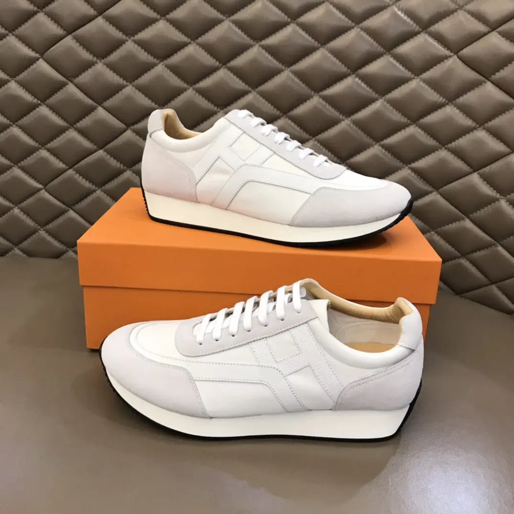 Hermès Bouncing Low Top White Sneakers