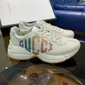 Gucci White Multicolor Logo Sneakers