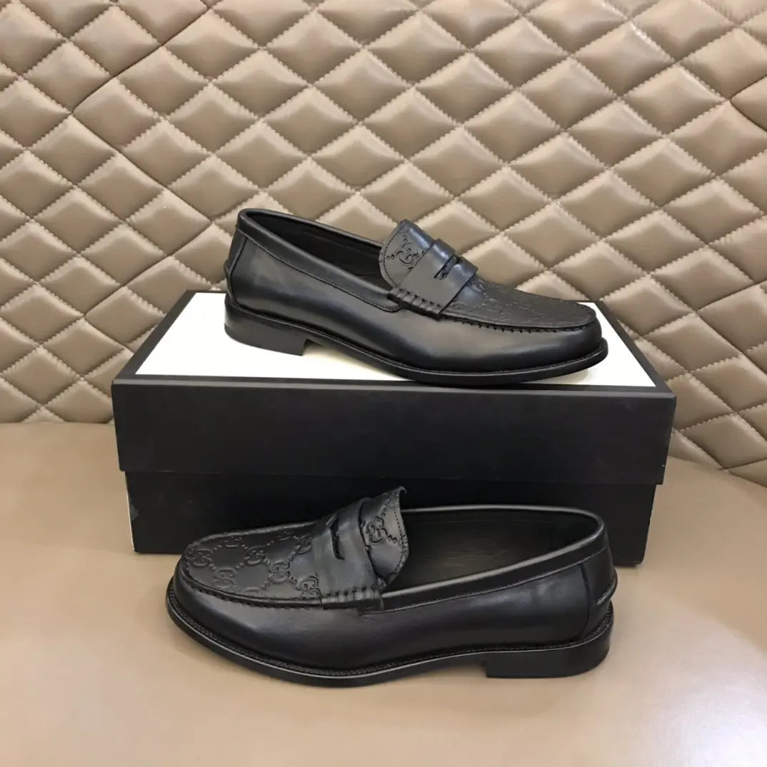 Gucci GG Black Loafers
