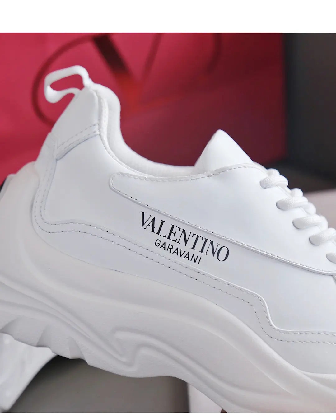 Valentino Garavani White Low Top Sneakers