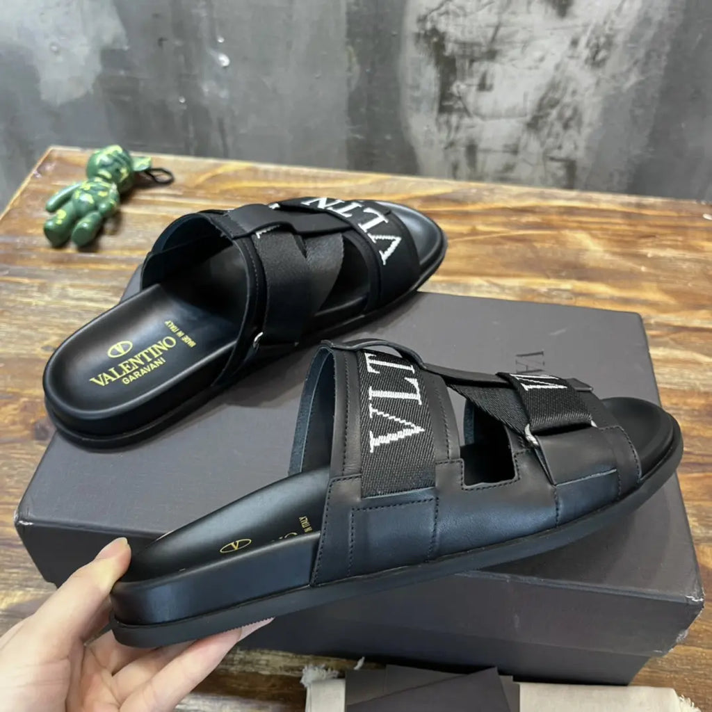 Valentino VLTN Black Sandals