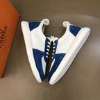 Hermes Paris White Blue Sneakers