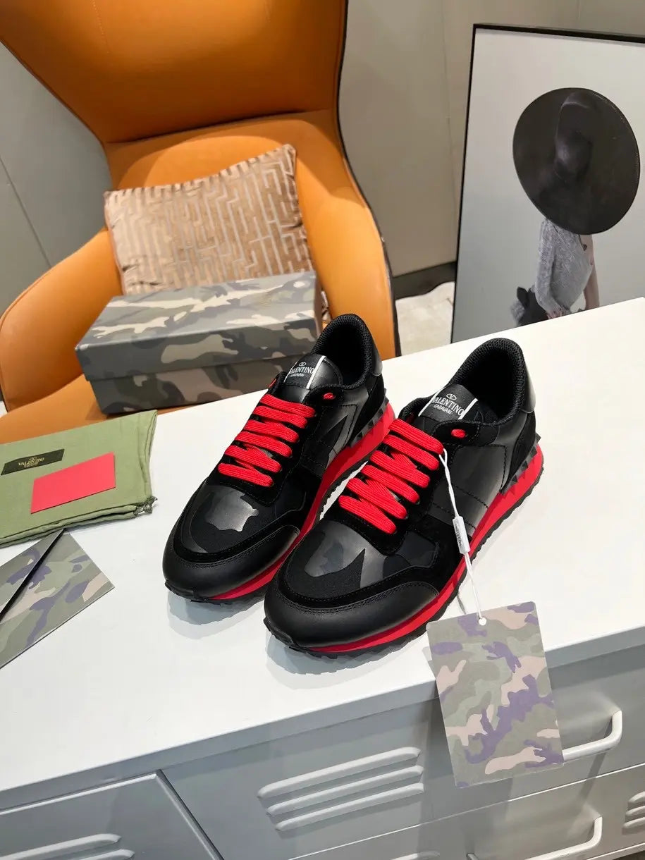 Dior B22 Black Red Sneakers