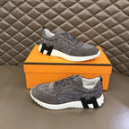 Hermès Gray White Sneakers