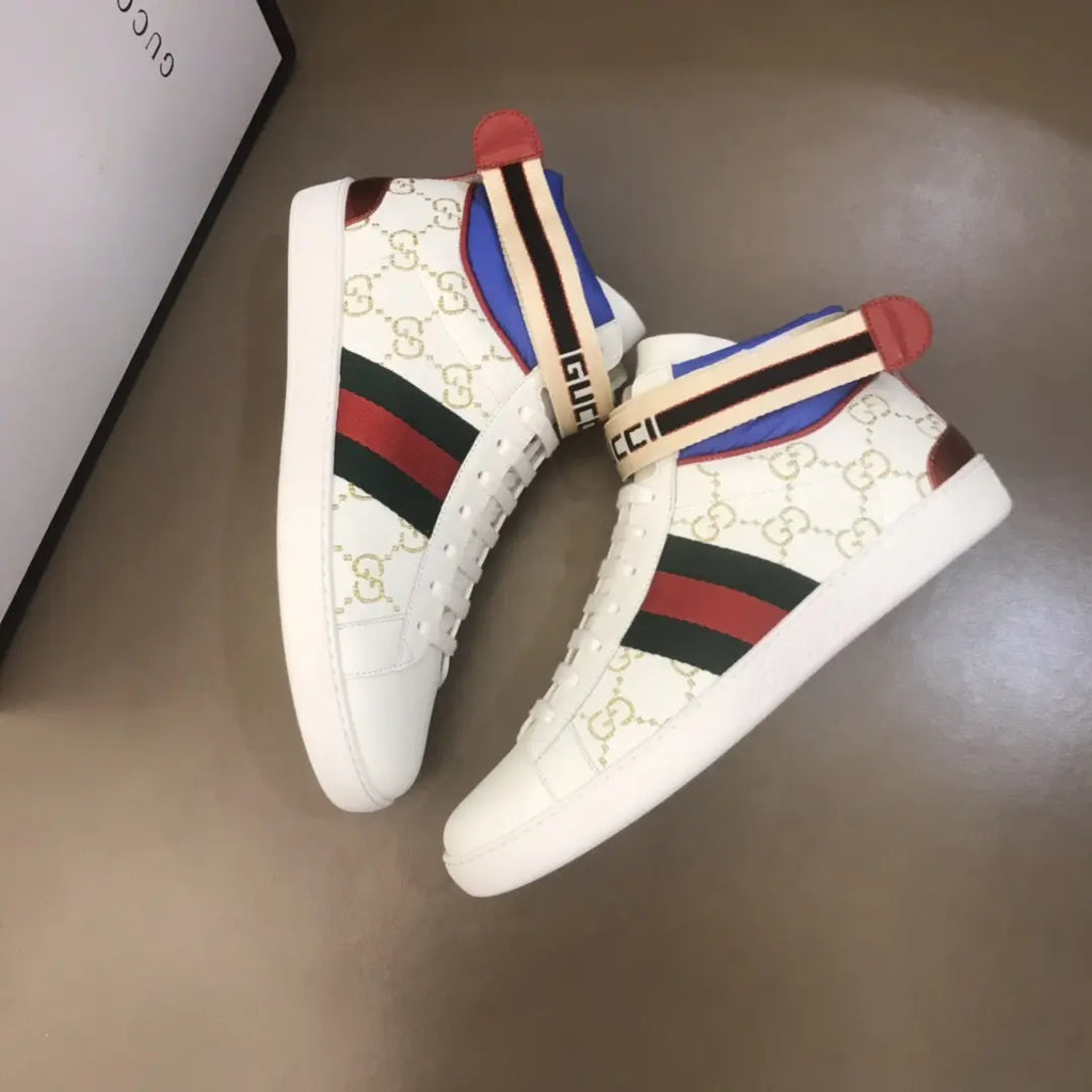 Gucci Ace GG White Red Sneakers
