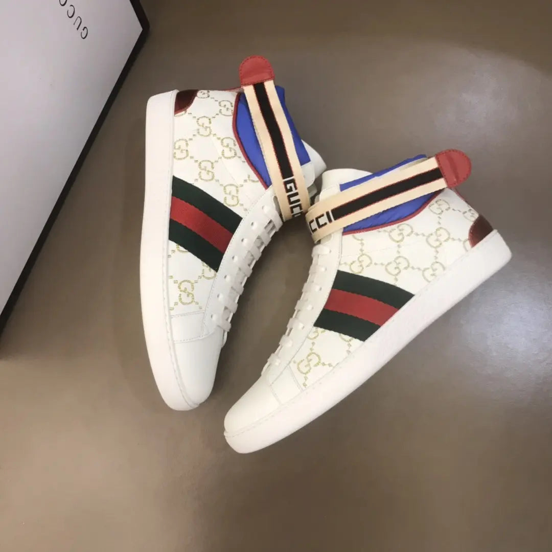 Gucci Ace GG White Red Sneakers