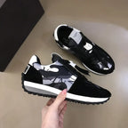 Valentino Garavani Black White Camo Sneakers