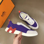 Hermes Bouncing Purple White Sneakers