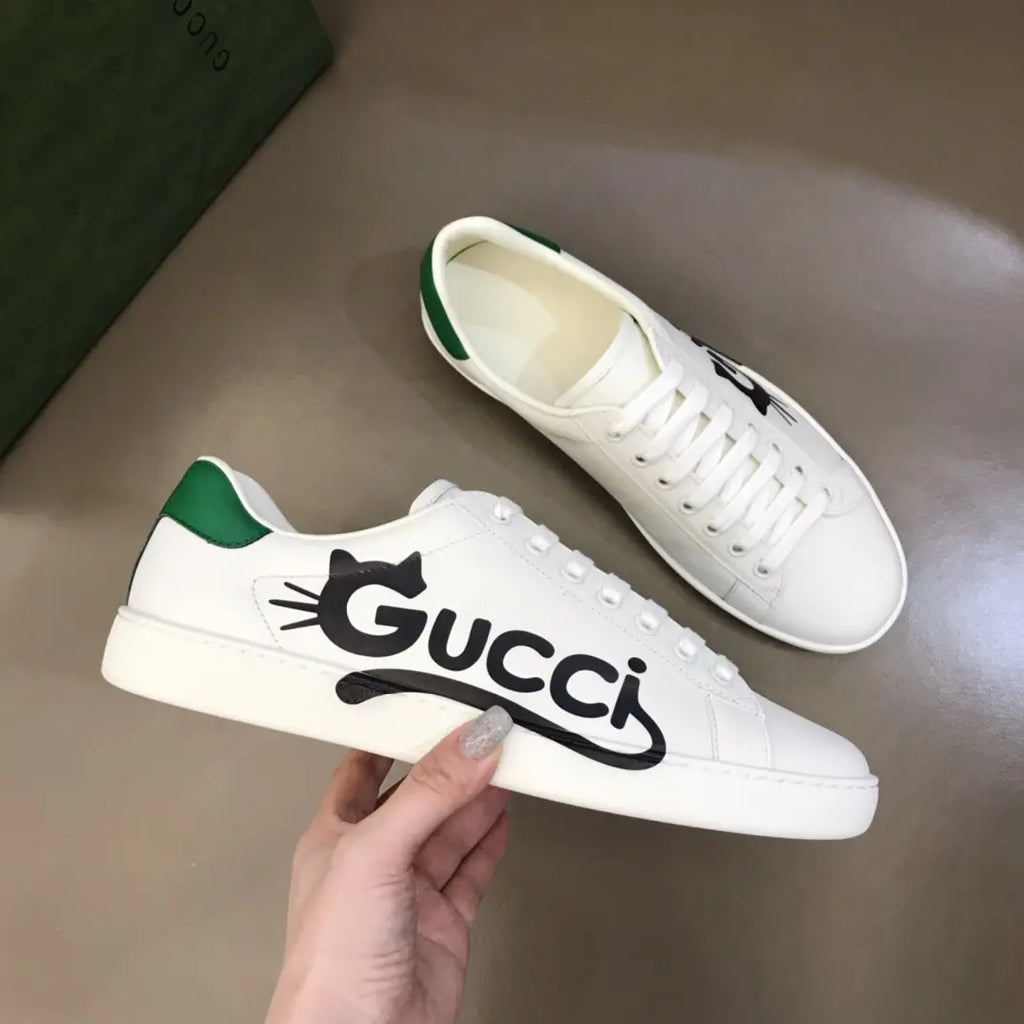 Gucci Ace White Green Sneakers