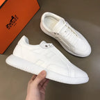 Hermes H White Sneakers