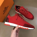 Hermes Bouncing Red White Orange Sneakers