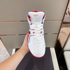 Valentino High Top White Red Sneakers