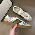 Gucci Ace White Beige Multicolor Sneakers