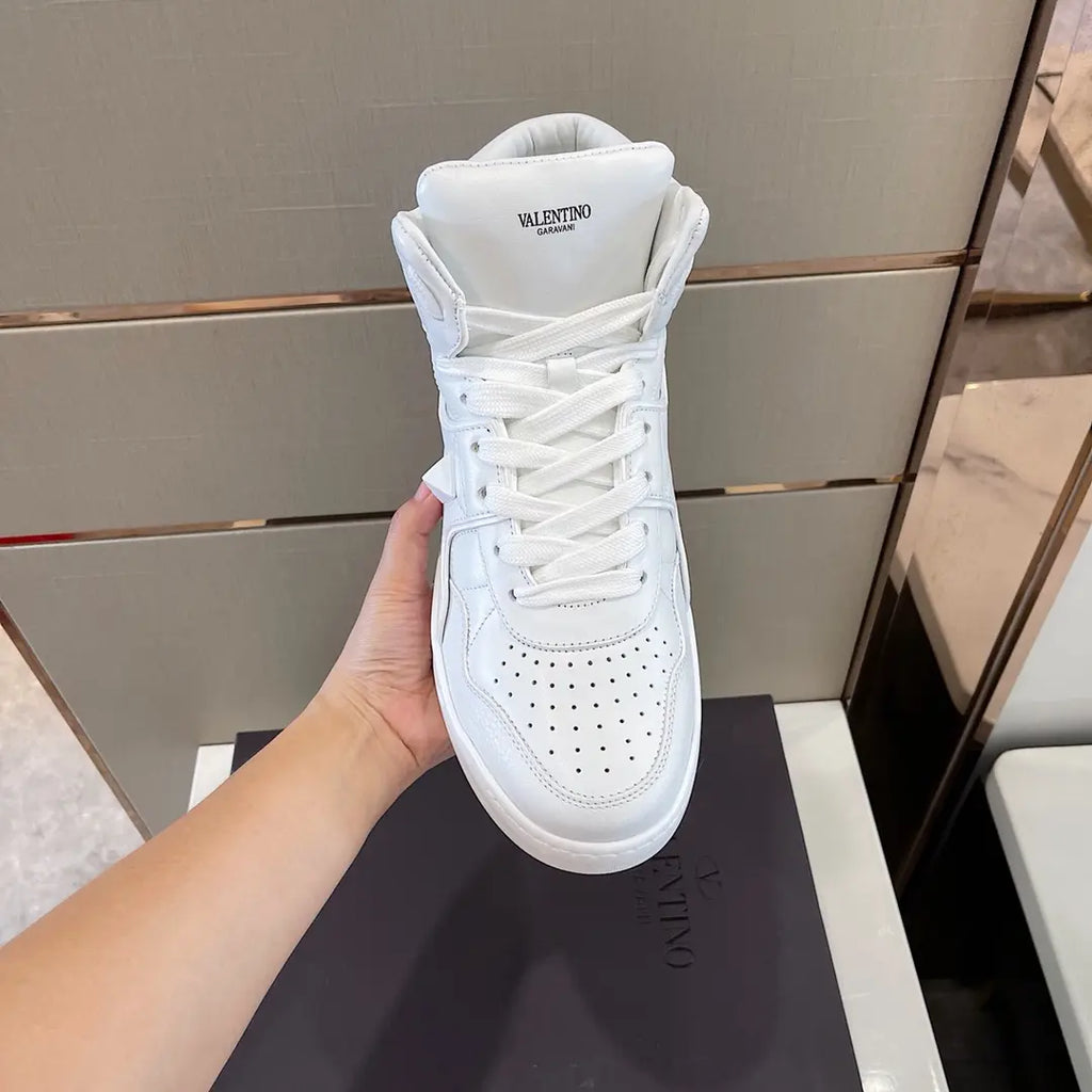 Valentino Garavani High Top White Sneakers