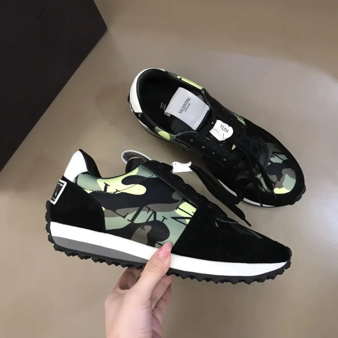 Dior Camo Black Green White Sneakers