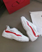Valentino Garavani White Red Sneakers