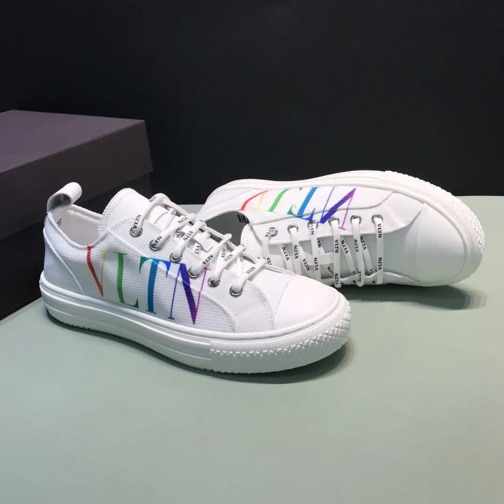Valentino VLTN Low Top White Rainbow Sneakers