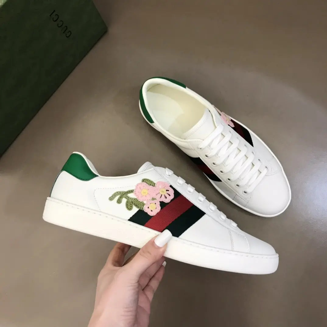 Gucci Ace White Red Green Sneakers