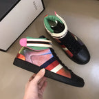 Gucci Web High Top Black Multicolor Sneakers