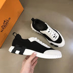 Hermes Bouncing White Black Sneakers