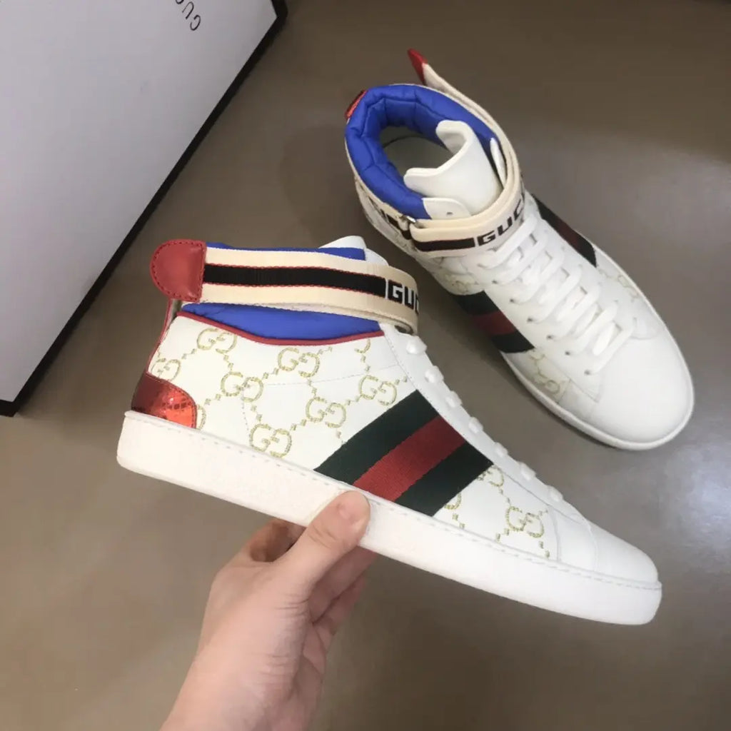 Gucci Ace GG White Red Sneakers