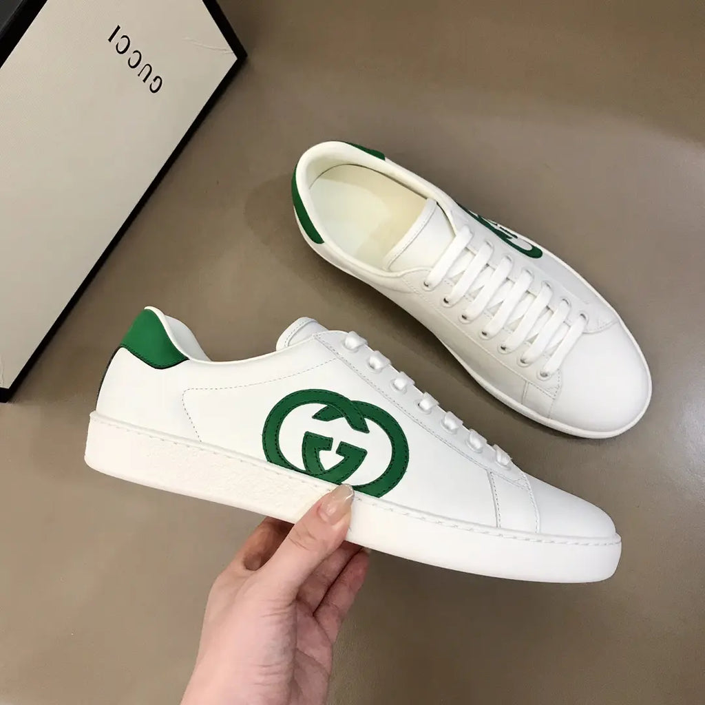 Gucci Ace White Green Sneakers