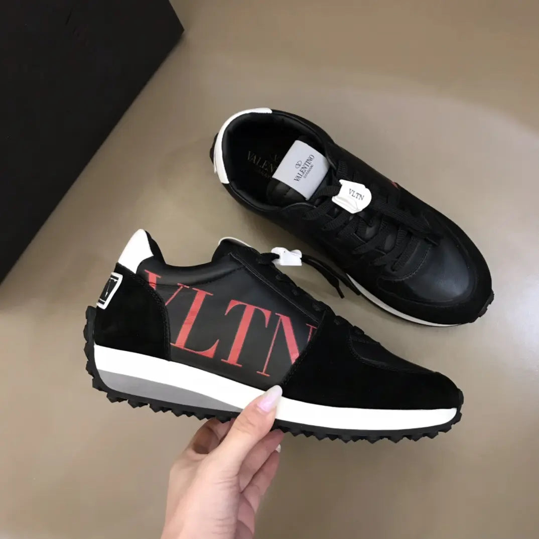 Valentino VLTN Black Red White Sneakers