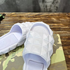 Valentino Garavani Quilted White Slides