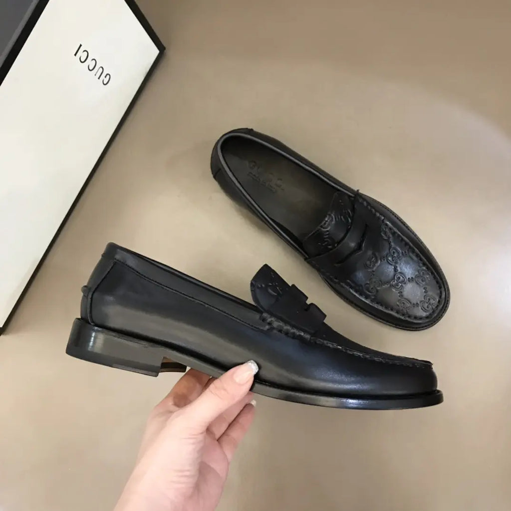 Gucci GG Black Loafers