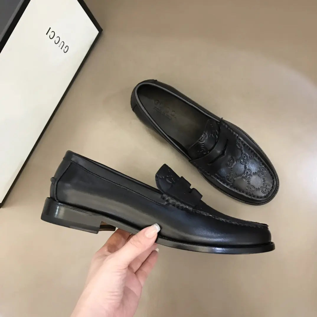 Gucci GG Black Loafers