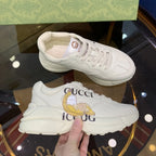 Gucci Iccug Cartoon Print White Sneakers