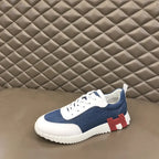 Hermes Blue White Sneakers