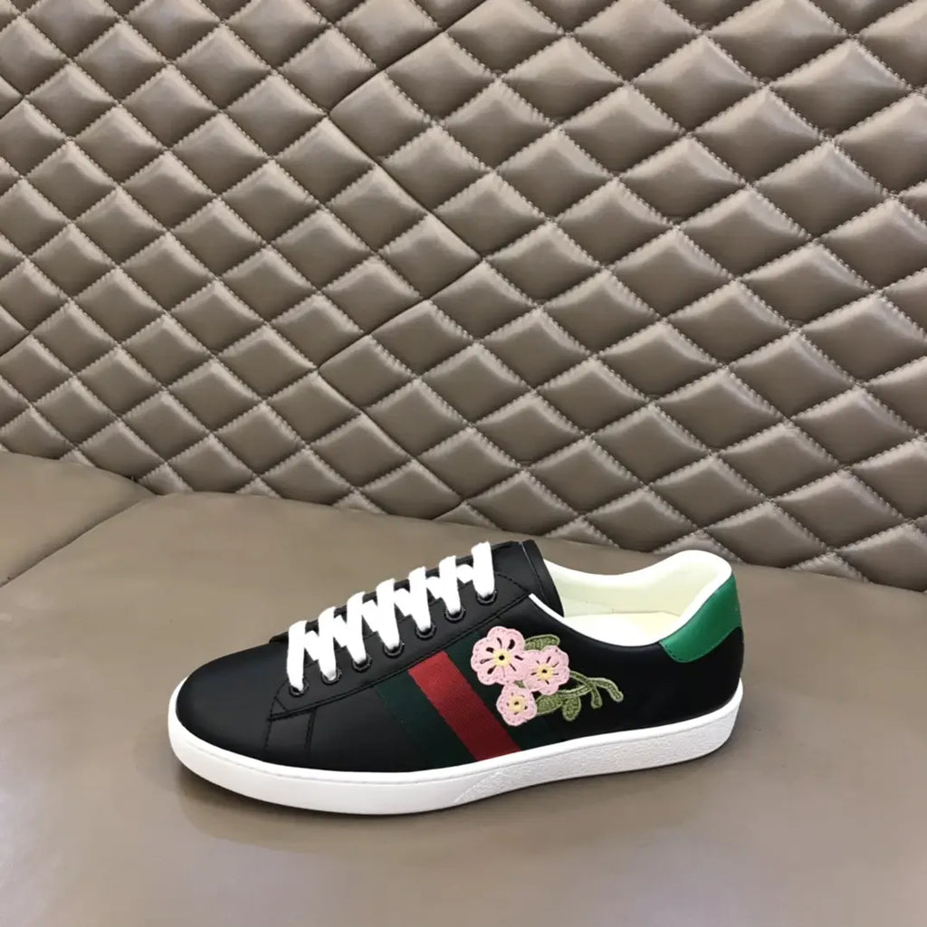 Gucci Ace Black Red Green Sneakers