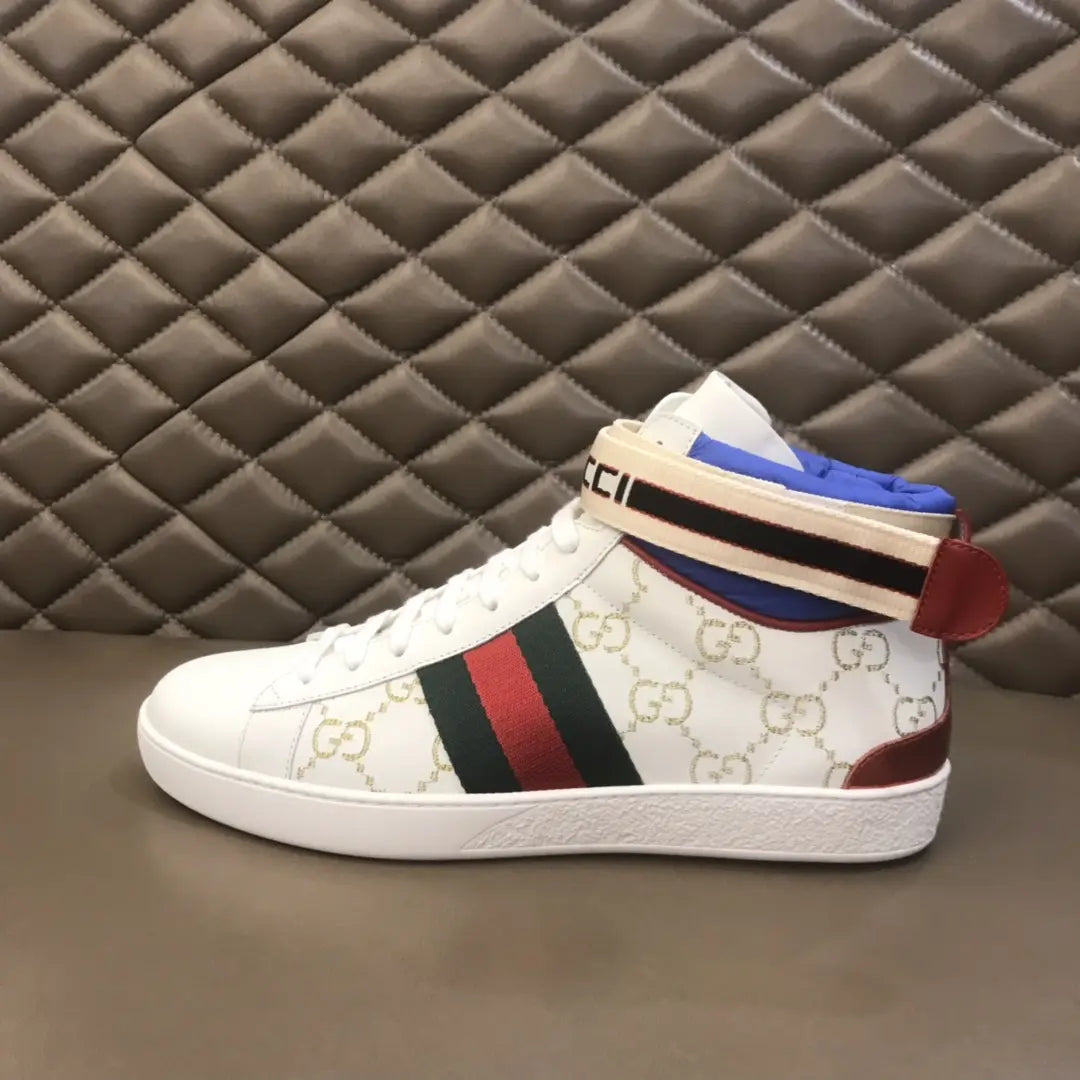 Gucci Ace GG White Red Sneakers
