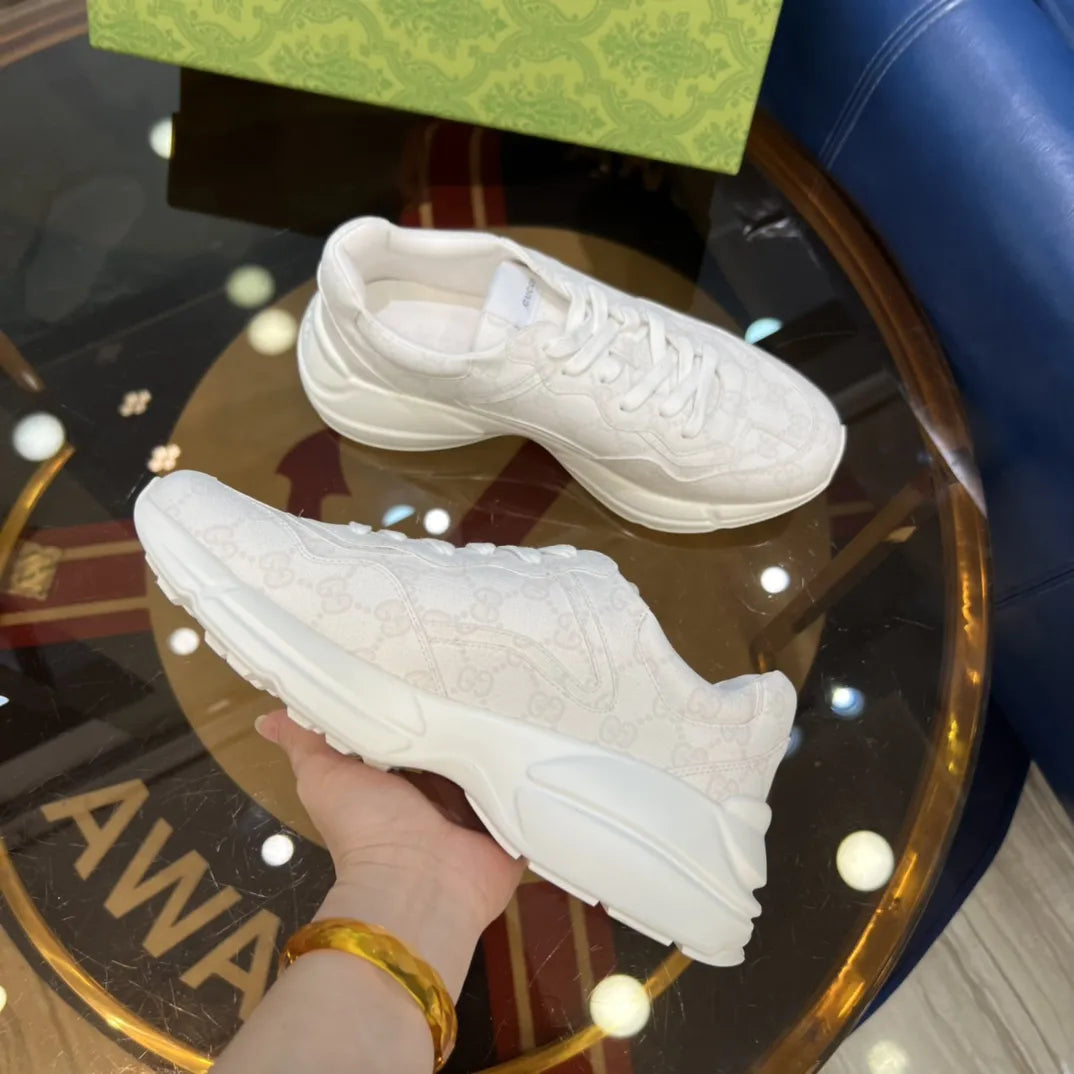 Gucci GG Supreme Run White Sneakers