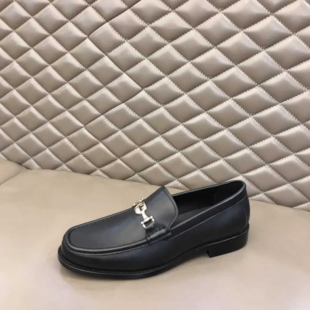 Gucci Horsebit Black Leather Loafers