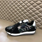 Valentino Black Camo Green White Sneakers