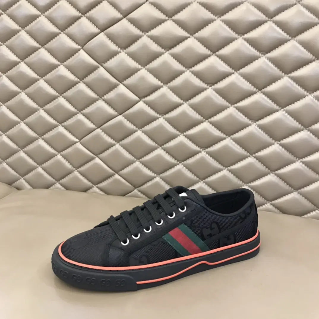 Gucci GG Ace Black Red Sneakers