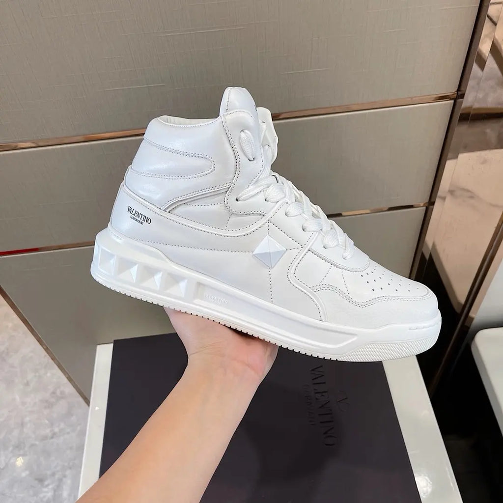 Valentino Garavani High Top White Sneakers