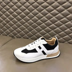 Hermes White Black Sneakers