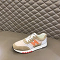 Hermès Beige Light Pink Orange Sneakers