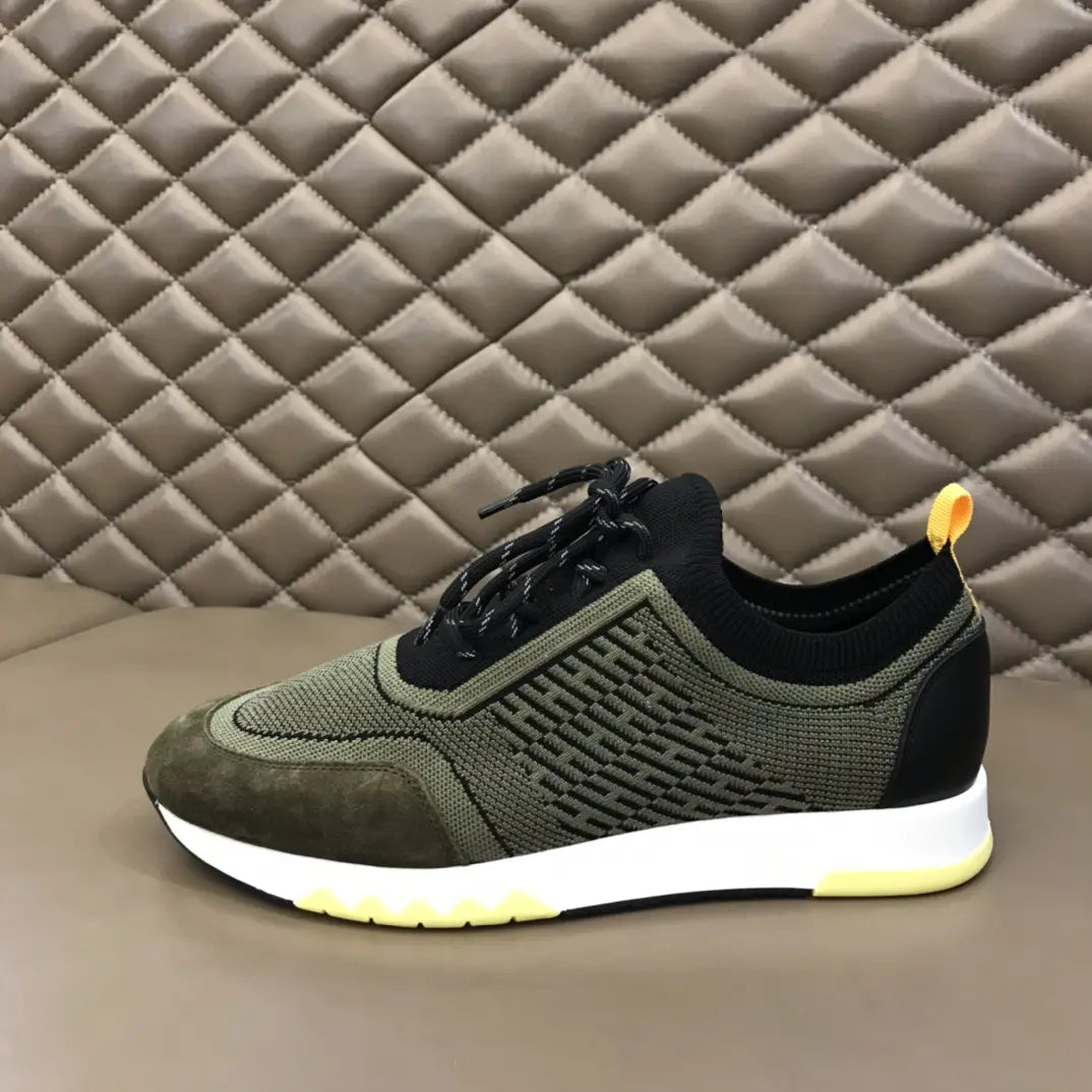 Hermès H Green Black White Sneakers