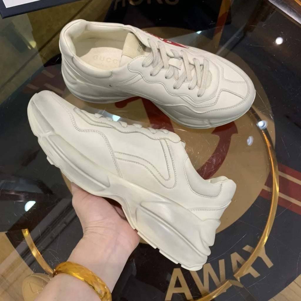 Gucci Rhyton White Red Blue Sneakers
