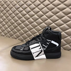 Valentino VLTN High Black White Sneakers