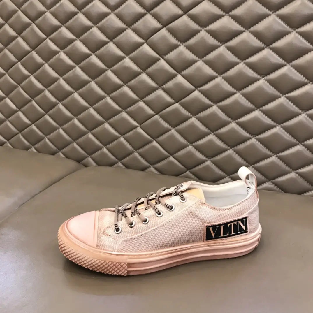 Valentino VLN Light Beige Pink Sneakers