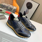 Valentino Rockrunner Navy Black Grey Sneakers