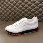 Hermes Paris White Black Red Sneakers