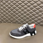 Hermes Bouncing Grey Black Orange Sneakers